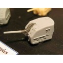 1/350 5 gun enclosed single mount