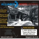 1/350 WWII IJN Type-96 25mm Single Mount