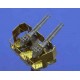 1/350 WWII USN 40mm Bofors Quad Mounted (With Shield)
