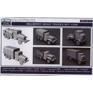 1/350 Mulberry heavy trucks set
