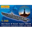 1/350 German U-boat type IX A/B