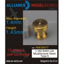 1/350 IJN Mushroom Vent Type 5