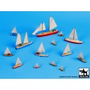 1/700 Sailing boats accessories set
