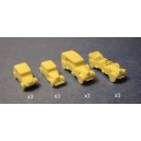 1/350 German staff cars set