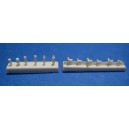 1/350 assorted set harbour bitts