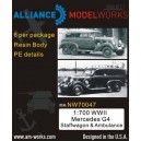 1/700 Mercedes G4 Staffwagon & Ambulance