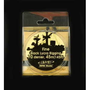 Fine lycra rigging Black