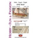 1/96 HMS Wolf Sails