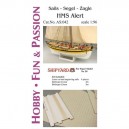 1/96 HMS Alert Sails