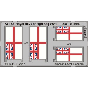1/350 Royal Navy ensign flag