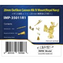 1/350 RN 20mm Oerlikon Cannon Mk.IV