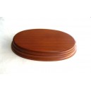 WOODEN OVAL BASE 17x11 Hazelnut
