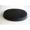 WOODEN OVAL BASE 17x11 Black