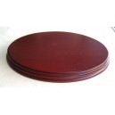 WOODEN OVAL BASE 26x18 Mahogany﻿