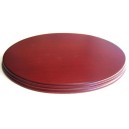 WOODEN OVAL BASE 26x18 Mahogany﻿
