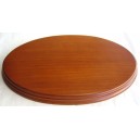 WOODEN OVAL BASE 32x20 Mahogany﻿