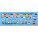 1/350 WWII USN Signal Flags - Medium