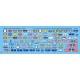 1/350 WWII USN Signal Flags - Small