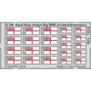 1/350 Royal Navy ensign flag WWII