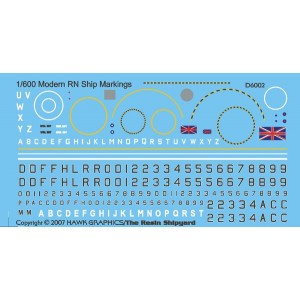 1/600 Modern RN Ship markings