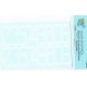1/350 USN Carrier Deck Numbers - White