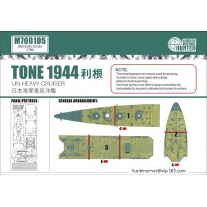 1/700 IJN TONE Deck Mask