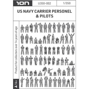 1/350 US Navy Carrier Personel & Pilots