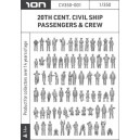 1/350 20TH Cent. Civil Ship Passengers & Crew