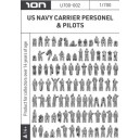 1/700 US Navy Carrier Personel & Pilots