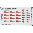 1/350 Royal Navy ensign flags cruiser/ destroyers