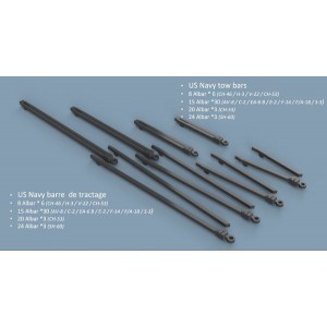 1/700 US Navy Tow Bar Assortment