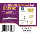 1/350 BISMARCK Gun Barrels SET A