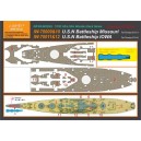 1/700 Missouri Wooden Deck Set (Teak Color)