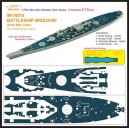 1/700 Missouri Wooden Deck Set (Blue Color)