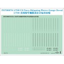 1/700 US Navy Shipping Water Gauge Decal