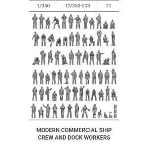 1/350 Modern Commercial Ship Crew