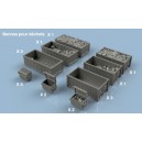 1/700 Assortment of Waste Skips