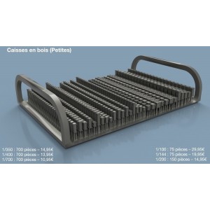 1/700 Wooden crates (medium)