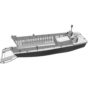1/700 LCVP Landing Craft Vehicle