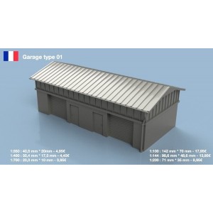 1/700 Garage Type 1