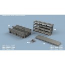 1/700 Metal bars and plates