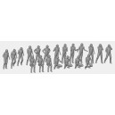 1/350 Tripulación Cubierta Vuelo. Poses Generales.