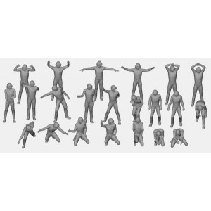 1/350 Flight Deck Crew - Special Poses