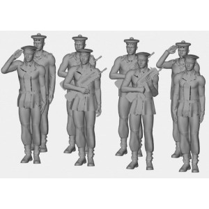 1/350 Sailors and Officers - Honor Guard