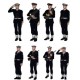 1/350 Sailors and Officers - Honor Guard