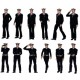 1/350 Sailors and Officers - Dress Uniform