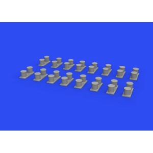 1/350 Battleship bollards